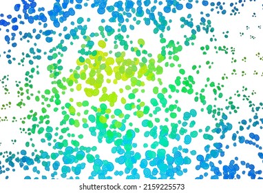 Light Blue, Yellow vector template with liquid shapes. Colorful abstract illustration with gradient lines. The elegant pattern for brand book.