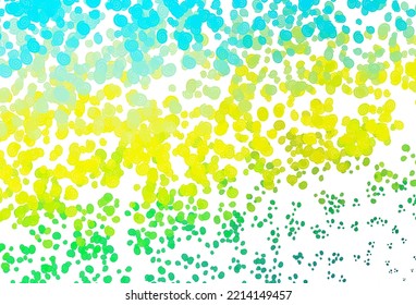 Light Blue, Yellow vector template with abstract lines. Creative illustration in halftone marble style with gradient. New composition for your brand book.