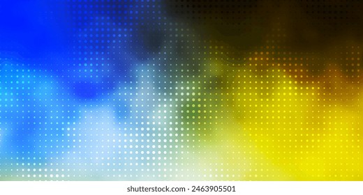 Light Blue, Yellow vector template with circles. Modern abstract illustration with colorful circle shapes. Pattern for booklets, leaflets.