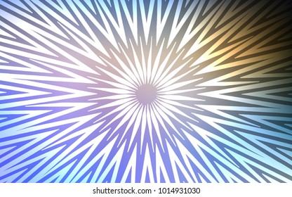Light Blue, Yellow vector texture with colored lines. Glitter abstract illustration with colored sticks. Best design for your ad, poster, banner.