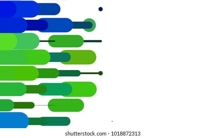 Light Blue, Yellow vector texture with colored capsules. Decorative shining illustration with lines on abstract template. The pattern can be used as ads, poster, banner for medicine.