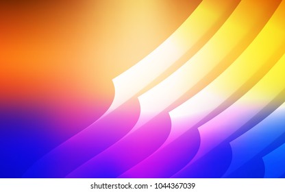 Light Blue, Yellow vector texture with colored lines. Modern geometrical abstract illustration with Lines. The pattern for ad, booklets, leaflets.