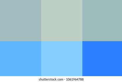 Light Blue, Yellow vector texture with collection of colors. Color palette with set of colors. Pattern of colors for designers of booklets, leaflets.