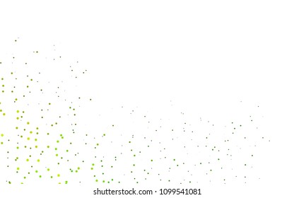 Light Blue, Yellow vector  texture with disks. Blurred bubbles on abstract background with colorful gradient. Completely new template for your brand book.