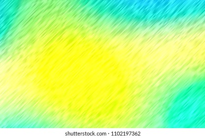 Light Blue, Yellow vector texture with colored lines. Modern geometrical abstract illustration with staves. The pattern can be used for websites.