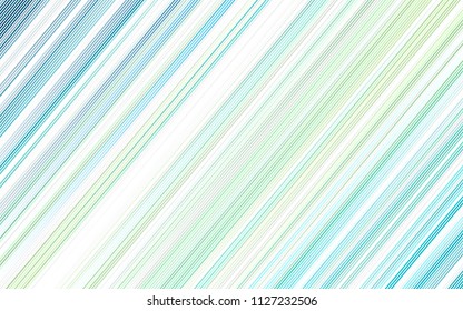 Light Blue, Yellow vector texture with colored lines. Modern geometrical abstract illustration with staves. Smart design for your business advert.