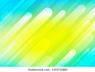 Light Blue, Yellow vector texture with colored lines. Lines on blurred abstract background with gradient. The pattern can be used as ads, poster, banner for commercial.
