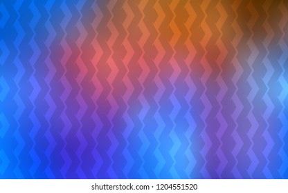 Light Blue, Yellow vector texture with colored lines. Lines on blurred abstract background with gradient. Pattern for ads, posters, banners.