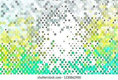 Light Blue, Yellow vector texture in rectangular style. Rectangles on abstract background with colorful gradient. Pattern for commercials.
