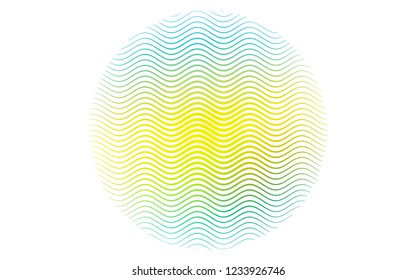 Light Blue, Yellow vector texture with colored lines. Lines on blurred abstract background with gradient. Pattern for websites, landing pages.