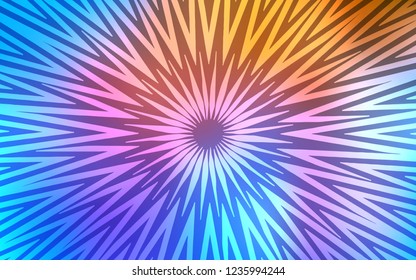 Light Blue, Yellow vector texture with colored lines. Lines on blurred abstract background with gradient. Pattern for your busines websites.