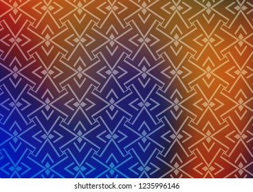 Light Blue, Yellow vector texture with colored lines. Glitter abstract illustration with colored sticks. Best design for your ad, poster, banner.