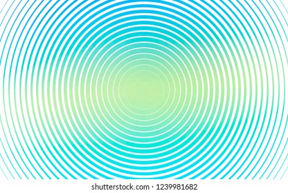 Light Blue, Yellow vector texture with disks. Blurred bubbles on abstract background with colorful gradient. Pattern for ads, booklets.