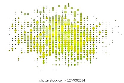 Light Blue, Yellow vector texture with disks. Beautiful colored illustration with blurred circles in nature style. Pattern for beautiful websites.