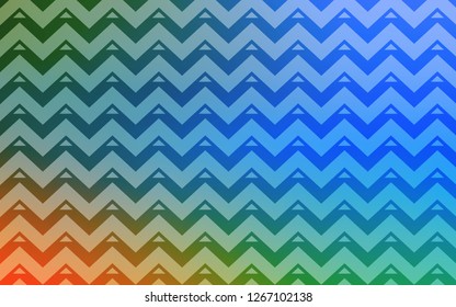 Light Blue, Yellow vector texture with triangular style. Abstract gradient illustration with triangles, lines. Pattern for websites.