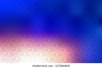 Light Blue, Yellow vector texture with triangular style. Glitter abstract illustration with triangular shapes. Modern template for your landing page.