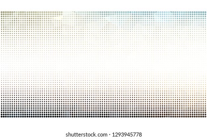 Light Blue, Yellow vector  texture with disks. Blurred bubbles on abstract background with colorful gradient. Design for poster, banner of websites.