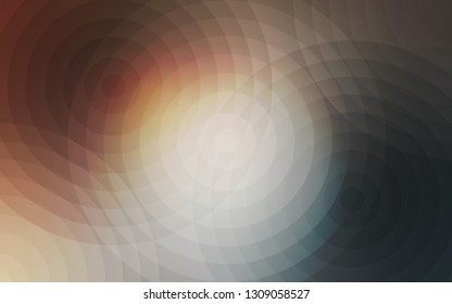 Light Blue, Yellow vector texture with disks. Abstract illustration with colored bubbles in nature style. Pattern can be used for beautiful websites.