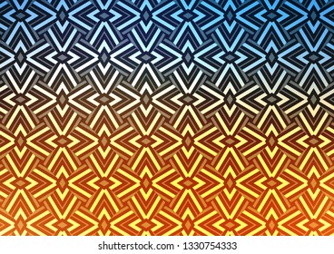 Light Blue, Yellow vector texture in triangular style. Abstract gradient illustration with triangles. Pattern can be used for websites.