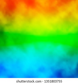 Light Blue, Yellow vector texture with cloudy sky. Abstract colorful clouds on gradient illustration. Template for landing pages.