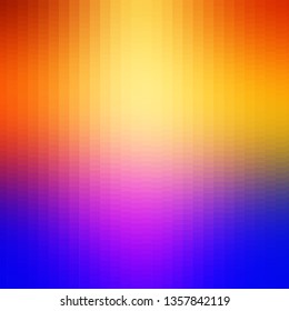 Light Blue, Yellow vector texture in rectangular style. Illustration with a set of gradient rectangles. Template for cellphones.