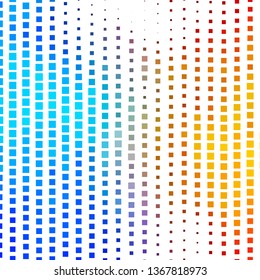 Light Blue, Yellow vector texture in rectangular style. New abstract illustration with rectangular shapes. Template for cellphones.