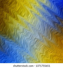 Light Blue, Yellow vector texture with curves. Gradient illustration in simple style with bows. Best design for your ad, poster, banner.