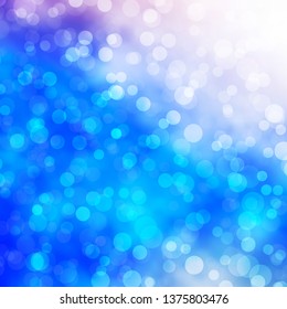Light Blue, Yellow vector texture with circles. Modern abstract illustration with colorful circle shapes. Pattern for booklets, leaflets.