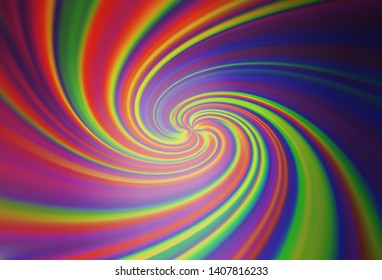 Light Blue, Yellow vector texture with bent lines. An elegant bright illustration with gradient. Pattern for your business design.