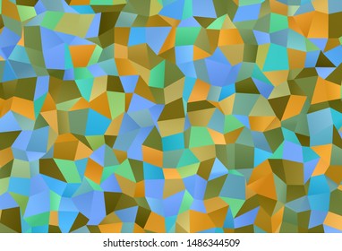 Light Blue, Yellow vector texture in rectangular style. Decorative design in abstract style with rectangles. Best design for your ad, poster, banner.