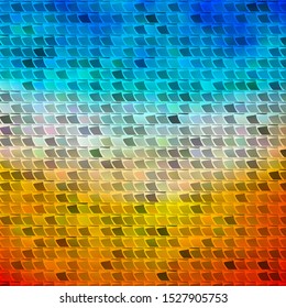 Light Blue, Yellow vector texture in rectangular style. New abstract illustration with rectangular shapes. Best design for your ad, poster, banner.