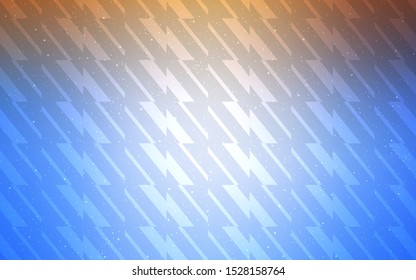 Light Blue, Yellow vector texture with colored lines. Colorful shining illustration with lines on abstract template. Template for your beautiful backgrounds.