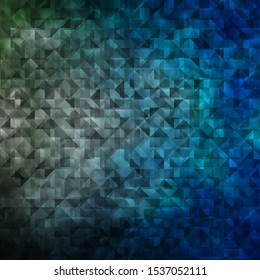 Light Blue, Yellow vector texture with triangular style. Decorative design in abstract style with triangles. Design for your promotions.