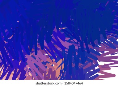 Light Blue, Yellow vector texture with colored lines. Blurred decorative design in simple style with lines. Pattern for ad, booklets, leaflets.
