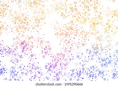 Light Blue, Yellow vector texture with abstract forms. Modern abstract illustration with colorful random forms. Background for a cell phone.