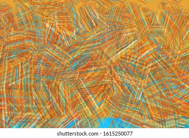 Light Blue, Yellow vector texture with disks. Blurred bubbles on abstract background with colorful gradient. Pattern for ads, leaflets.