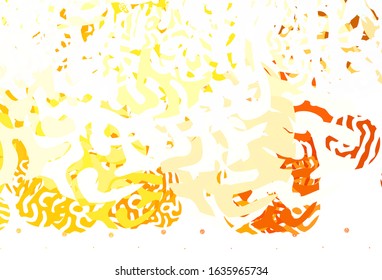 Light Blue, Yellow vector texture with abstract forms. Simple colorful illustration with abstract gradient shapes. Best smart design for your business.