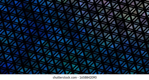 Light Blue, Yellow vector texture with triangular style. Triangles on abstract background with colorful gradient. Template for wallpapers.