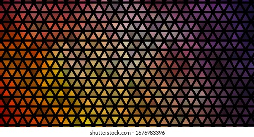 Color azul claro, textura vectorial amarilla con estilo triangular. Diseño decorativo de estilo abstracto con triángulos. Mejor diseño para afiches, banners.