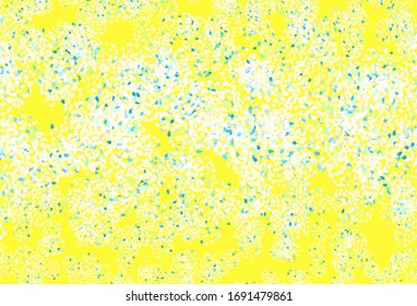 Light Blue, Yellow vector texture with abstract forms. Illustration with colorful gradient shapes in abstract style. Simple design for your web site.