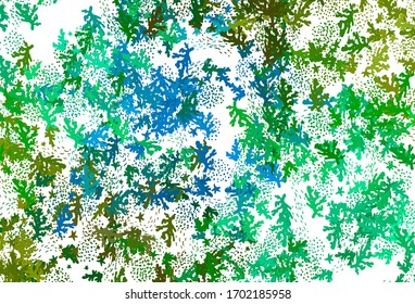 Light Blue, Yellow vector texture with abstract forms. Illustration with colorful gradient shapes in abstract style. Best smart design for your business.