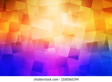 Light Blue, Yellow vector texture in rectangular style. Modern abstract illustration with colorful rectangles. Best design for your ad, poster, banner.