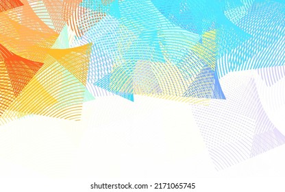 Light Blue, Yellow vector texture with colored lines. Modern geometrical abstract illustration with Lines. Pattern for your busines websites.