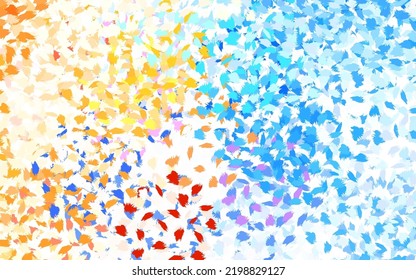 Light Blue, Yellow vector texture with abstract forms. Modern abstract illustration with colorful random forms. Background for a cell phone.