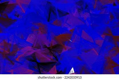 Light Blue, Yellow vector texture with abstract forms.