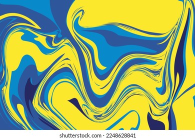 Light Blue, Yellow vector texture with curved lines. Colorful abstract illustration with gradient lines. Pattern for your business design.