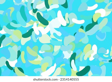 Light Blue, Yellow vector texture with random forms. Illustration with colorful gradient shapes in abstract style. Best smart design for your business.