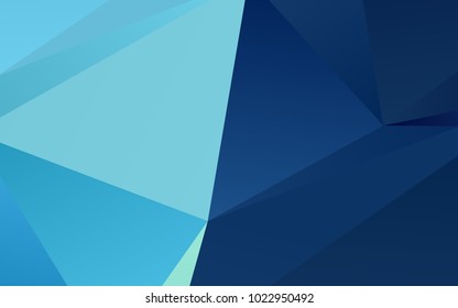 Light Blue, Yellow vector triangle mosaic background. Shining illustration, which consist of triangles. The best triangular design for your business.