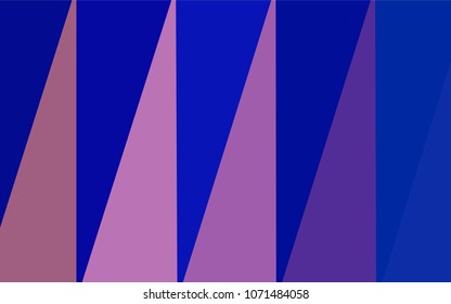 Light Blue, Yellow vector triangle mosaic cover. Colorful illustration in abstract style with gradient. A completely new template for your business design.