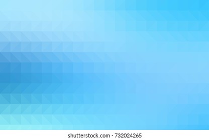 Light Blue, Yellow vector triangle mosaic background. Colorful illustration in abstract style with gradient. The best triangular design for your business.